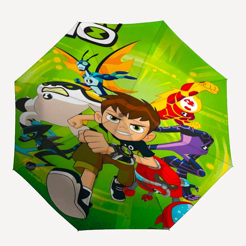 1pc Ben10 Umbrella, Sun Protection, And UV Shielding. It Has Eight Sturdy Ribs for Outdoor Use And Perfect Gift