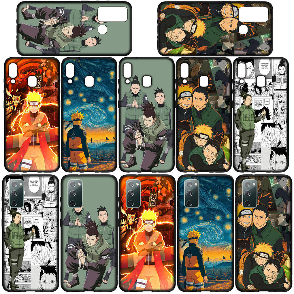 Phone Case for Samsung Galaxy S25 S23 S24 Ultra FE Plus A05 A06 A15 A16 A36 A37 A35 A54 A55 A56 A57 A25 A26 A53 A17 Nara Shikamaru Anime Naruto Cover