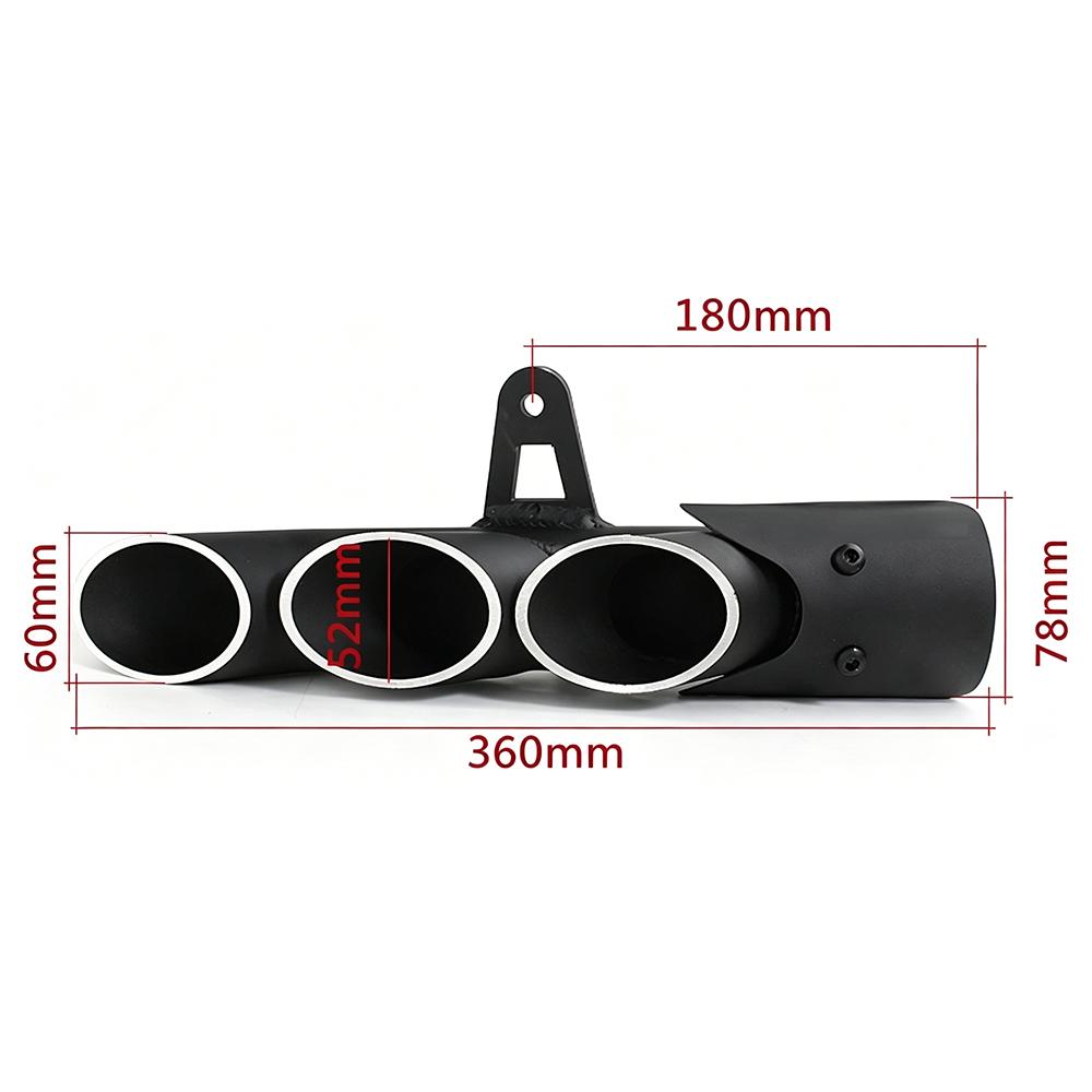 Professional Universal 51mm Motorcycle Exhaust Muffler Pipe Slip - On For R1 R6 R15 FZ1 MT09 R6 Z900 zx6r cbr500r gsxr1000r