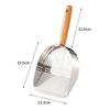 Stainless Steel Cats Litter Scoop Durable Long Handle Kitty Scooper Sturdy Mesh Scooper Litter Filter Pet Cleaning Tools