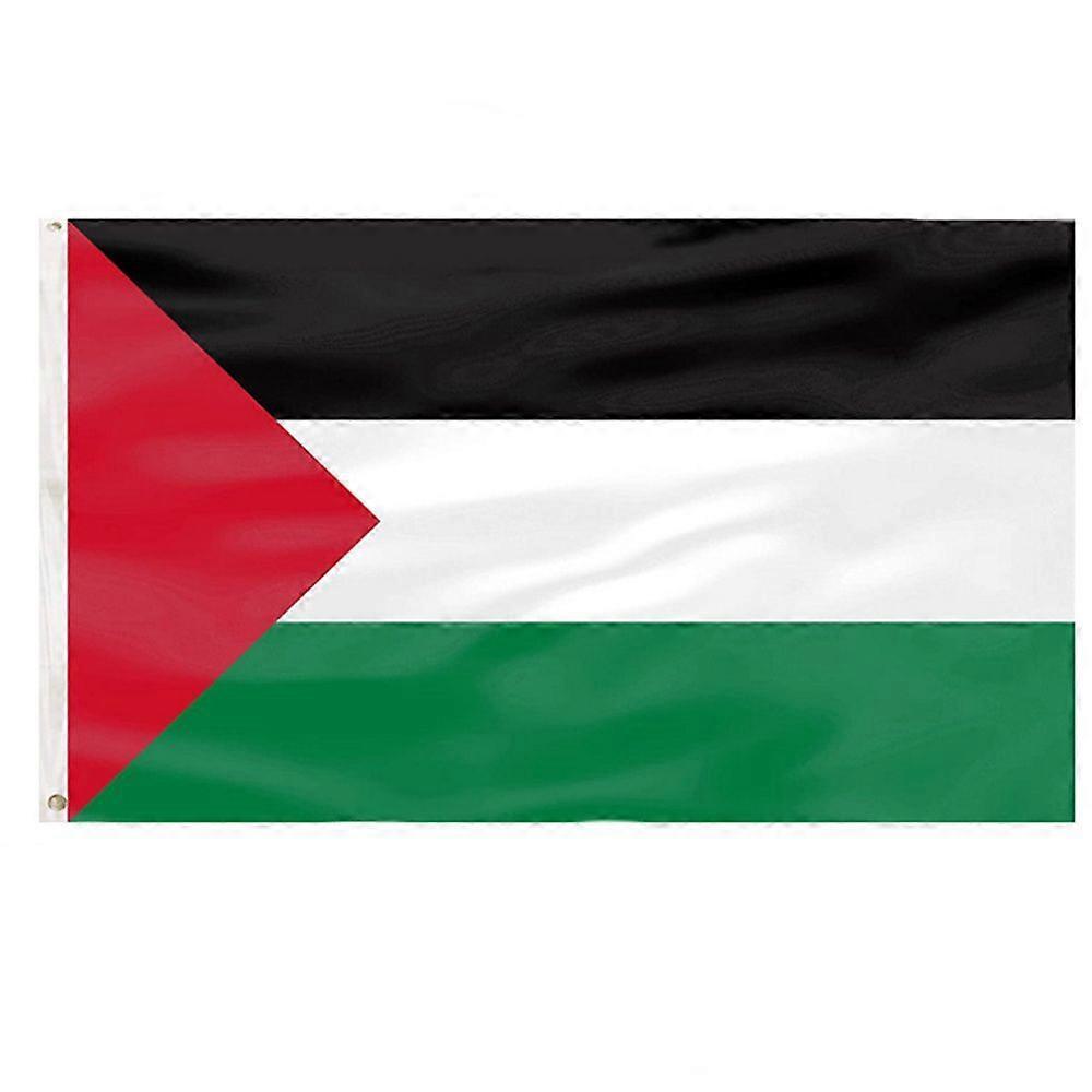 Sky Flag Large Palestine Flag 150 X 90cm Hanging High Quality Polyester Gaza Palestinian Banner