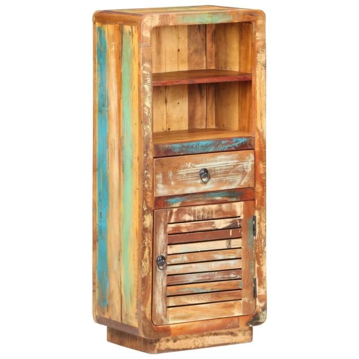 VidaXL Buffet 45x32x110 cm Bois de récupération massif