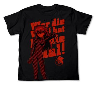 Cospa Evangelion New Theatrical Version Asuka BLACK L Size T-shirt