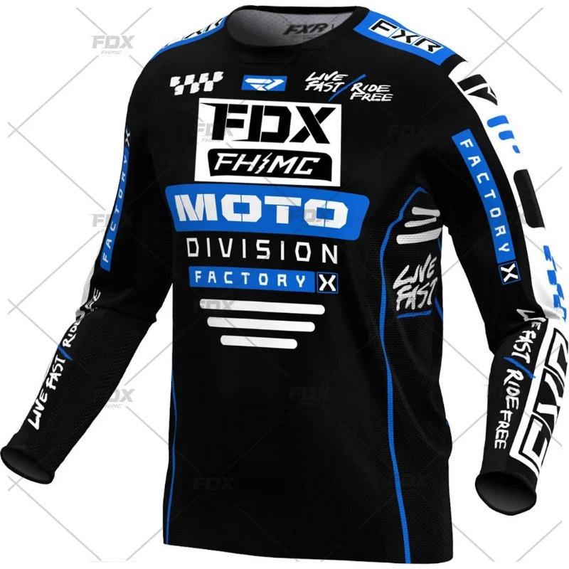 2024 Maglia da Downhill da Corsa Mountain Bike Motocicletta Ciclismo Crossmax Camicia Ciclismo Abbigliamento per Uomo Maglia MTB MX Ranger Fdx DH