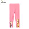 2026 Girls' Stretchy Cotton Embroidered Autumn Base Layer Pants