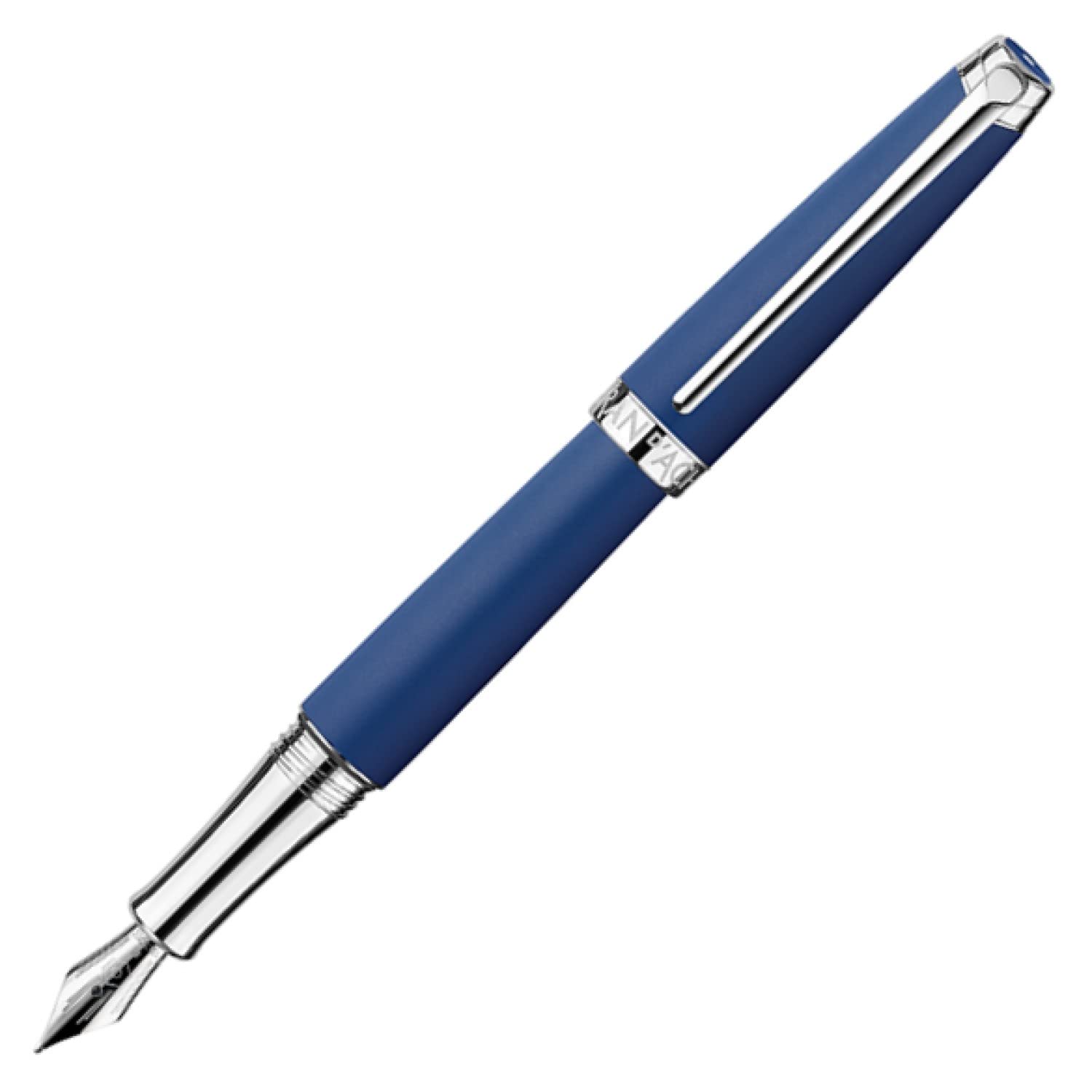 

CARAN D ACHE Leman Matte Blue Night Fountain Pen, EF Extra Fine, 4799-429, Officially Imported