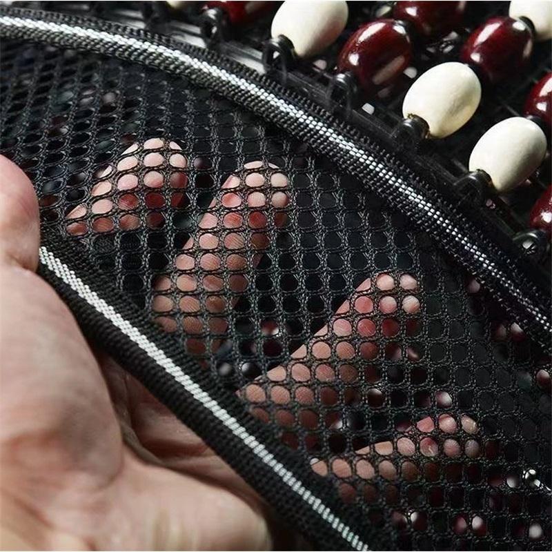 Letný Drevený Korálkový Podsedák na Autosedačku Priedušná Chladivá Podložka Univerzálna Ventilovaná Chladiaca Podložka na Sedadlo pre Všetky Ročné Obdobia