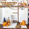 Halloweenowy latający miotacz aktywowany dźwiękiem Dotykowy miotacz wiedźmy Latający miotacz wiedźmy do dekoracji imprezowej Nawiedzony Tańczący