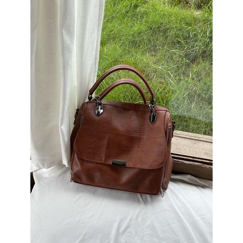 

Underarm Bag Versatile Single-shoulder Crossbody Bag Chain Bag High-end Small Square Bag коричневый