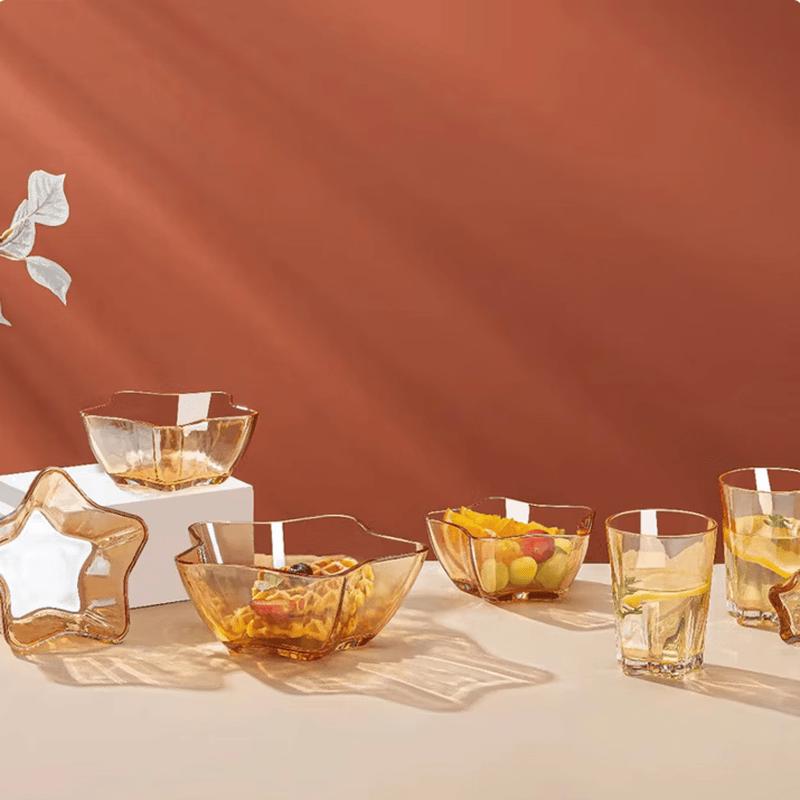Du Bai Te Star River 7-Piece Chinese Glassware Set