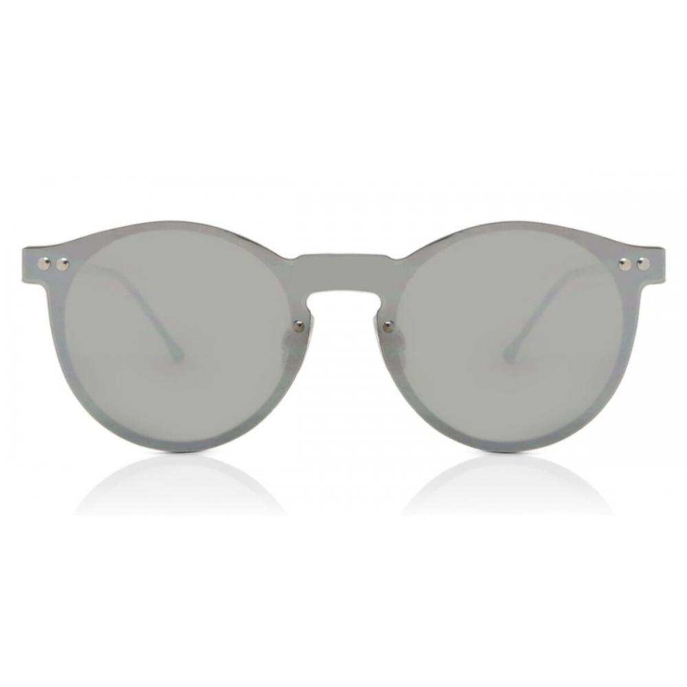 

Spitfire Orphius Silver Green Mirror Unisex Sunglasses Silver/50