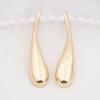 Exaggerate Big Water Droplet Drop Earrings for Women Trendy Simple Metal Statement Long Dangle Earrings Party Retro Jewelry Gift