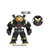 Marvel Mini Blocos de Montar Figuras Super-herói Hulk Homem de Ferro Mecha Montado Figura de Bloco de Montar Brinquedo Presente de Aniversário para Crianças