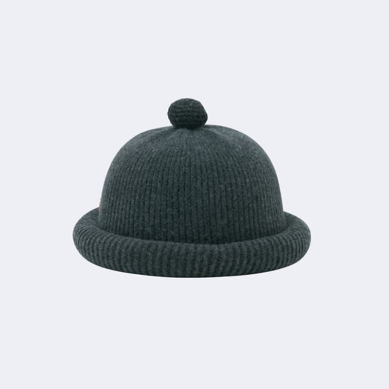 SHINJEO Dotori Hat_Vertical line_Grey