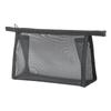 Custom Logo Portable Nylon Mesh Makeup Bag - Small Transparent Cosmetic and Lipstick Storage