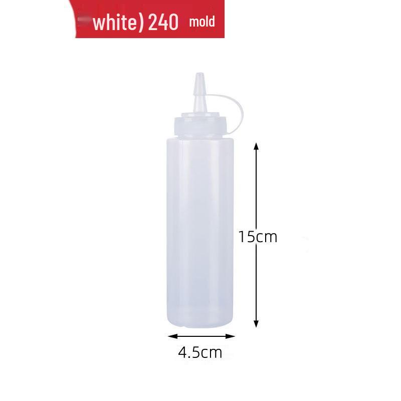 

Пластиковая бутылка с дозатором для салатной заправки, меда, томатного соуса и растительного масла