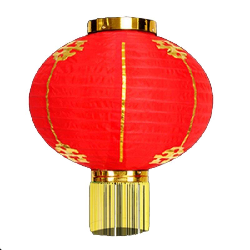 Chinesische Laternen Dekoration für Chinesisches Neujahr Frühlingsfest Hochzeit Stoff Hängende Laternen Lampenfest Feier