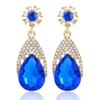Vintage Luxury Waterdrop Dangle Earrings Fashionable Evening Party Accessories Elegant Drop Earrings For Formal Gowns