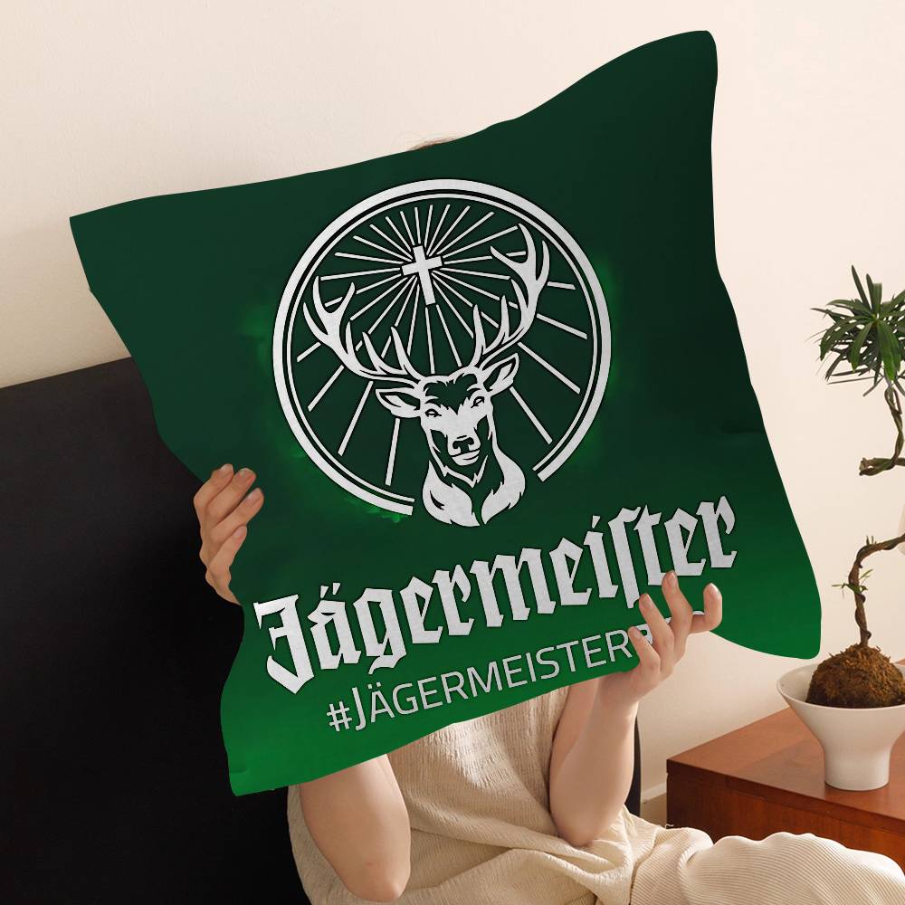 Hot J-Jagermeisters Personalized Picture Text Home Decorative Pillows Household Gifts 45X45Cm