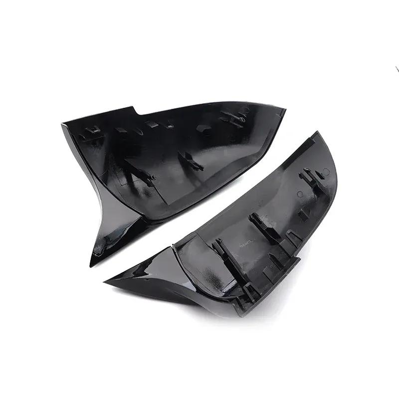 Rückspiegelabdeckung Seitenflügel Rückspiegelgehäuseabdeckung Schwarz glänzend für BMW Serie 1 2 3 4 F20 F21 F22 F30 F32 F36 X1 F87 M3