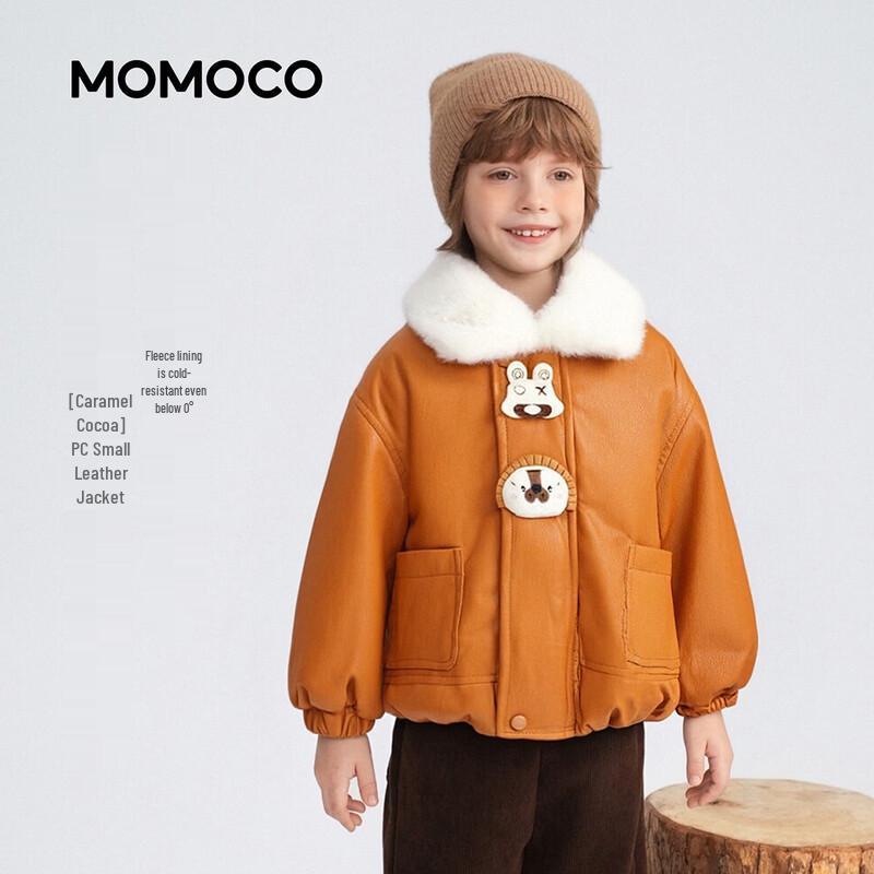 

Зимняя куртка из ПУ-кожи на флисовой подкладке для мальчиков MOMOCO 140