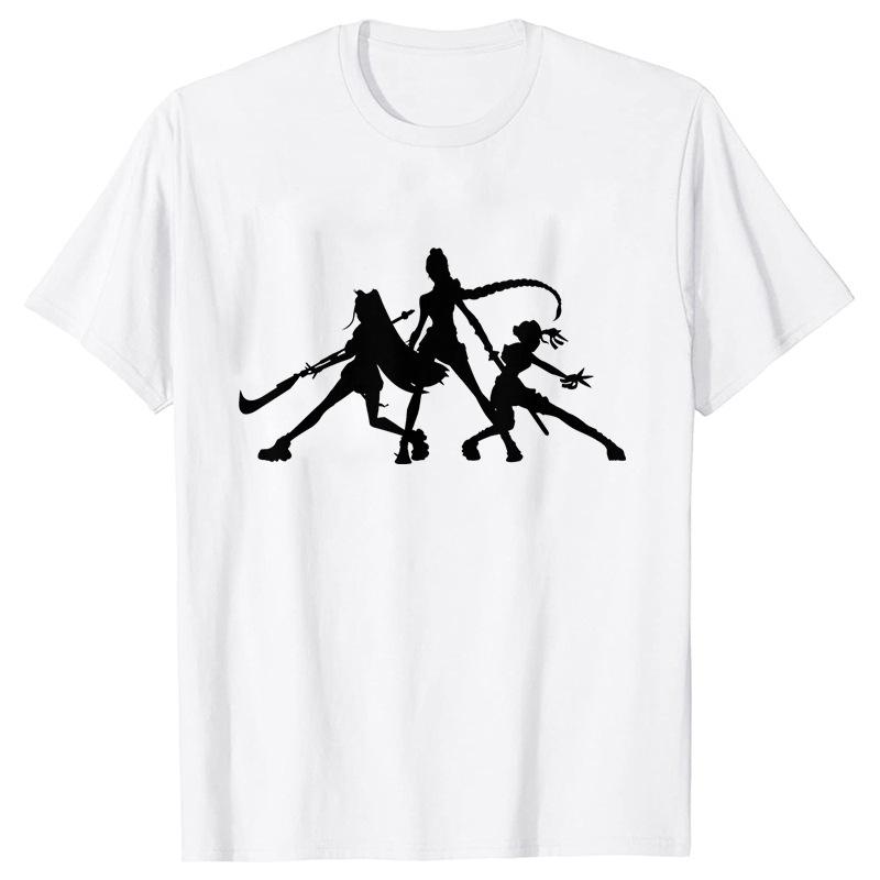 Kpop Huntrx Men's And Women's Short Sleeve T-shirt Unisex Tee Graphic Short Sleeve Shirt Unisex Men Women All-season