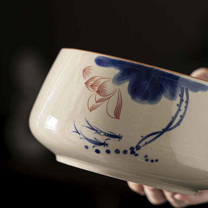 Zhinianhua Ceramic Tea Wash Basin