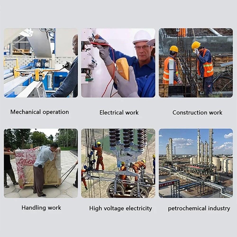 Flexible Electrician Work Gloves 400V Rubber Gloves Mittens Protective Gloves  Hand Protection