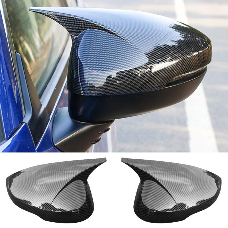 2PCS Car Side Rearview Mirror Cover Cap Mirror Shell Case For Honda Civic 11th Gen  2022 2023 Rear View Mirror