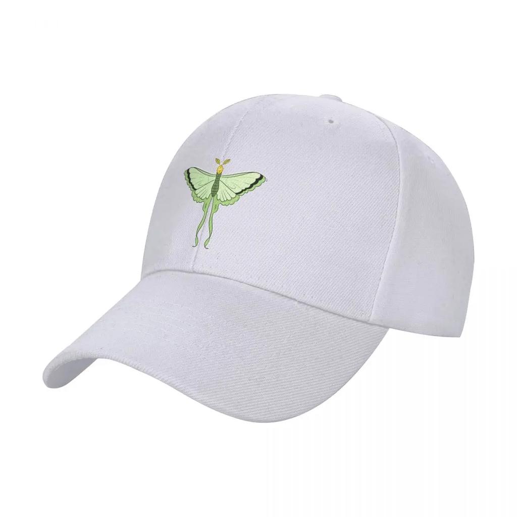 Luna Moth Baseball Cap Luxury Brand Anime Hat Hat Beach Golf Wear Men Womens