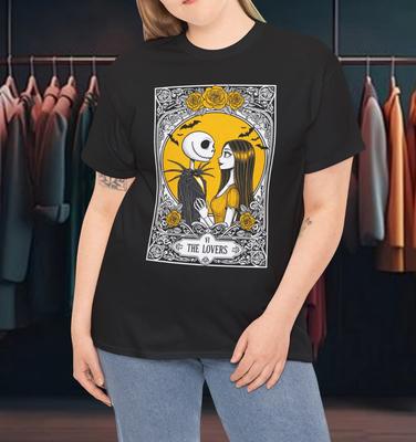 The Nightmare Before Christmas Jack & Sally Card T-Shirt