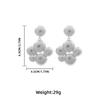 Geometric Dot Cutout Alloy Earrings Women Gold Fashion Minimalist Statement Jewelry 2025
