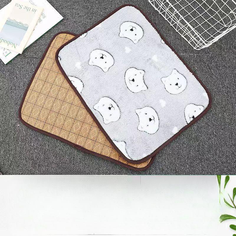 Dog Double-sided Summer Mat Teddy Summer Sleeping Mat Dog Kennel Cat Kennel Summer Ice Mat