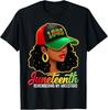 Juneteenth Remembering My Ancestors Black Women Juneteenth T-Shirt