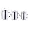 Stainless Steel Mug Cup Double Layer Anti-scalding Thermos Cup With Lip Coffee Tea Milk Beer Water Bottle Office Home Use 2025
