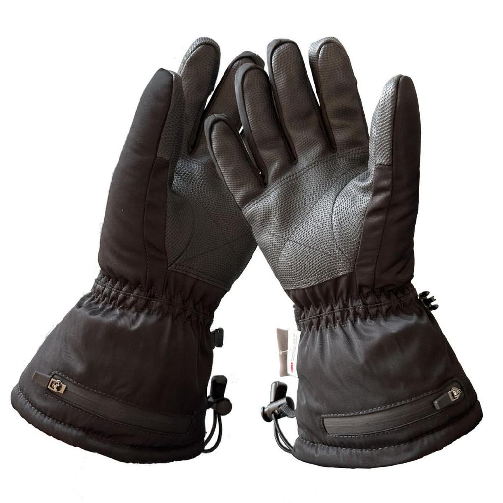 Beheizbare Unisex-Winterhandschuhe (7,4 V) für Radfahren, Skifahren und Touchscreens – Schnelle Fünf-Finger-Wärme