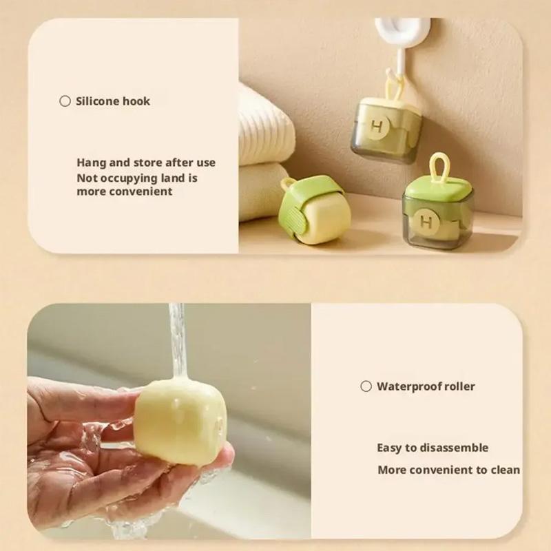 1/2Pcs Square Hair Sticking Portable Lint Rollers Washable Lint Remover Mini Sticking Roller Reusable Cleaning Hair Plush
