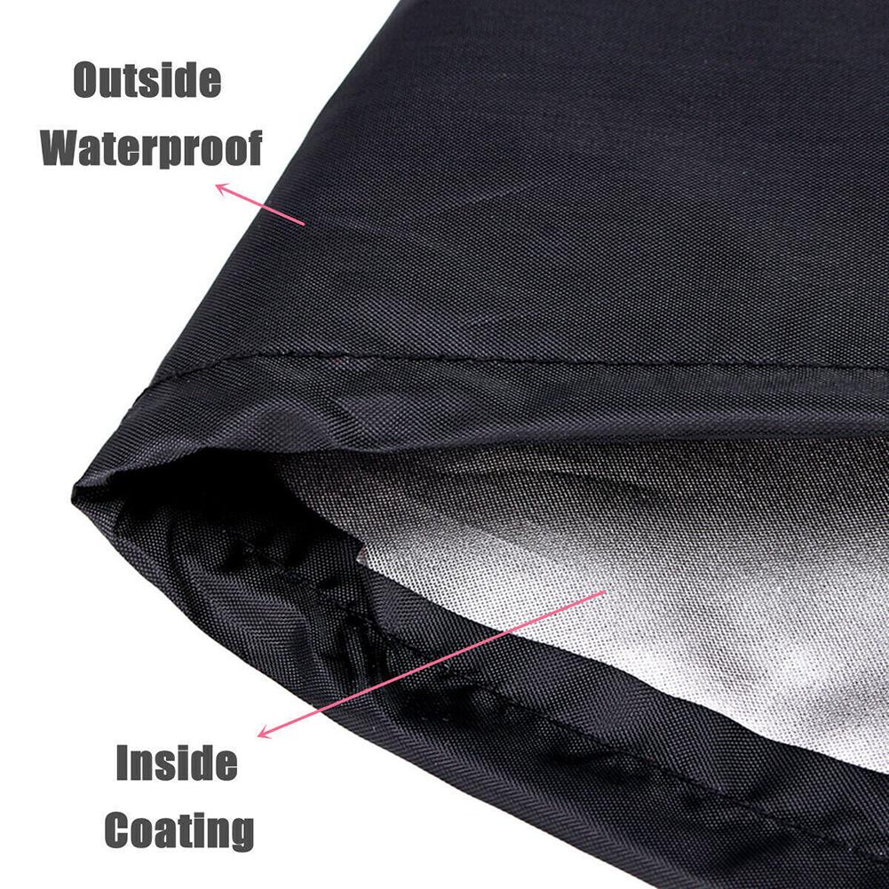 Waterproof BBQ Grill Cover Round Fire Barbecue Protector Home Patio Garden