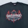 Vintage Harley-Davidson T-Shirt Herren XL Schwarz Las Vegas Nevada Flammen Grafik T-Shirt