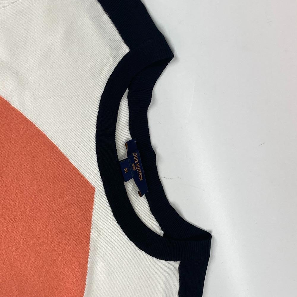 Louis Vuitton Overall handle Logo tops Long sleeve knit Rayon / wool Multicolore