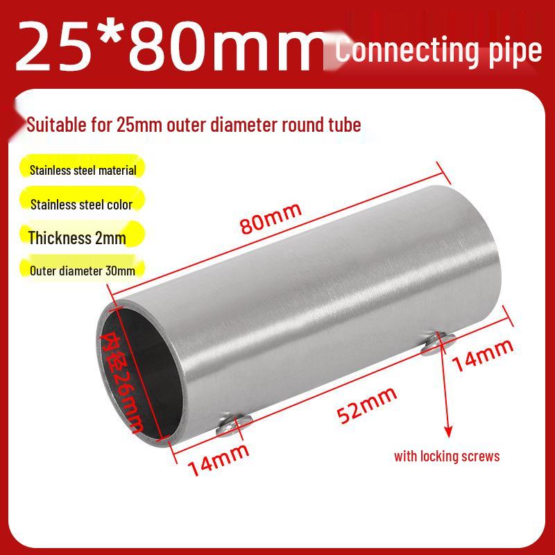 Nerezové konektory pro trubky o průměru 25-51 mm