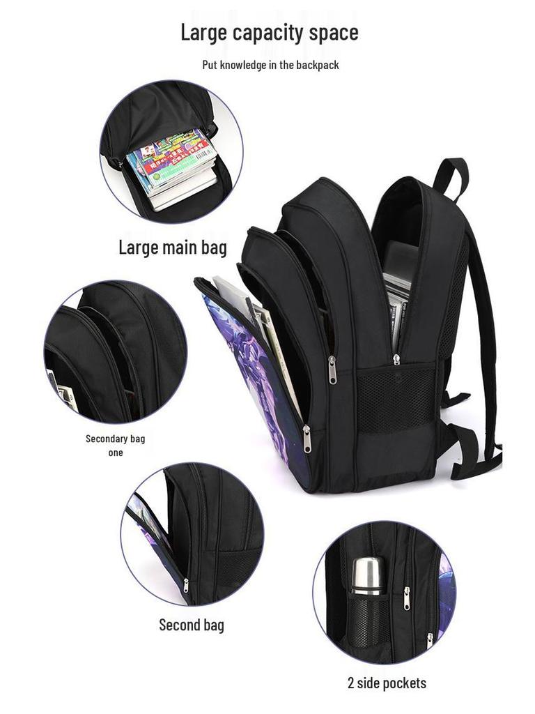 Drewniany Patyczak Plecak AI dla Chłopców, Klasy 1-3