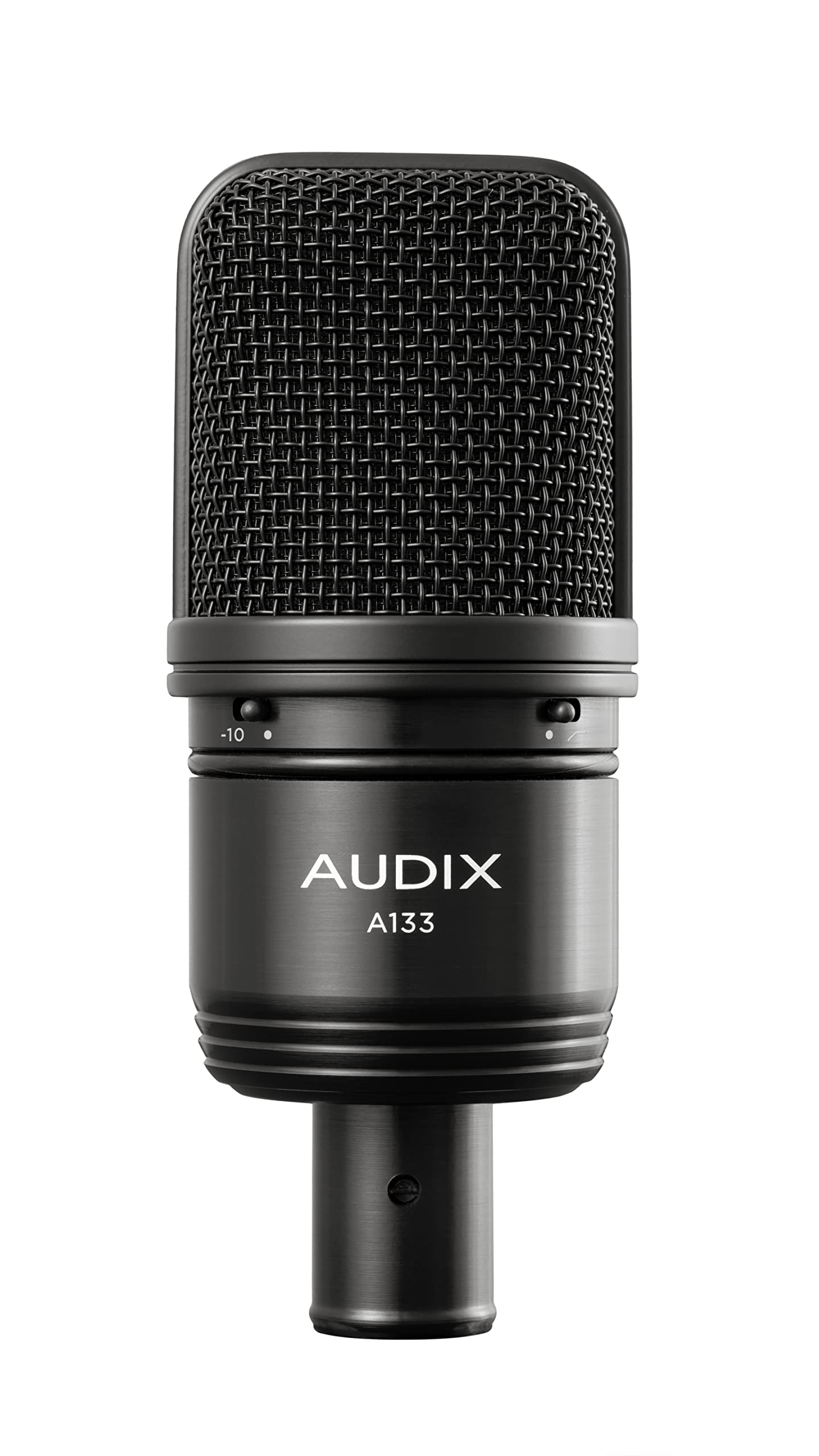 

AUDIX A133 Large Diaphragm Condenser Microphone for Instrument Guitar Drum and Video Streaming in with Black Recording, Amplifiers, Overheads, чорний