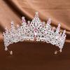 Diadema Corona Nuziale con Strass per Abito da Sera e Servizi Fotografici