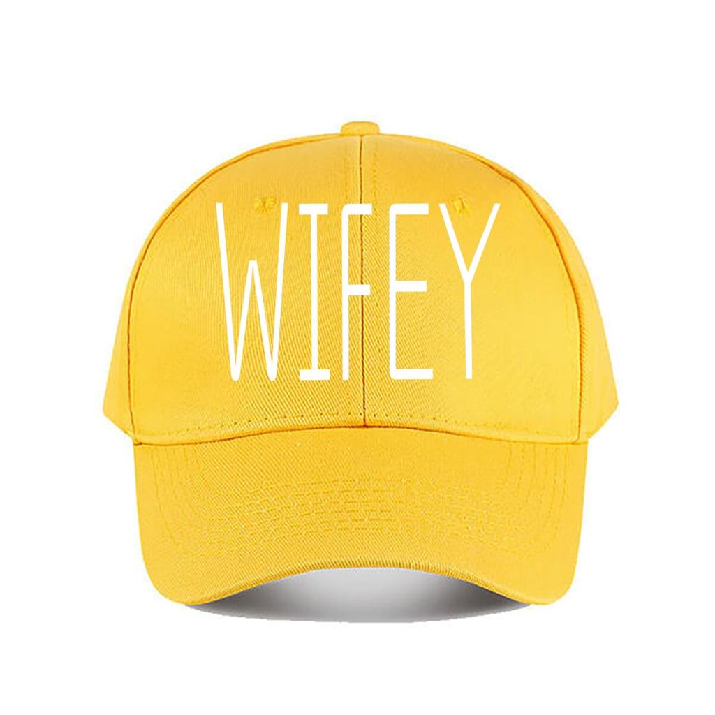 Vintage WIFEY Baseball Cap Baseball Cap Fashion Unisex Sunhat Womens Outdoor Sports Snapback Cap