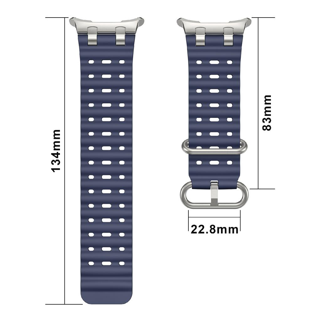 For Samsung Galaxy Watch Ultra (2025) 47mm/Watch Ultra 47mm Breathable Watch Strap Silicone Band