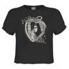 Amy Winehouse Womens/Ladies Heart Frame Crop Top