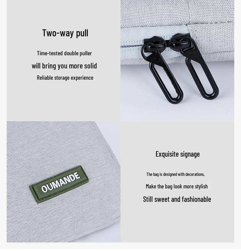 Husă și Geantă pentru Laptop Rezistente la Șocuri, Potrivite pentru 14-15 Inch, Pânză Oxford, Logo Personalizabil