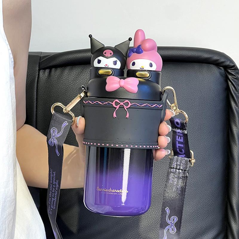 Loppy Insulated Water Bottle For Girls With Stainless Steel And Leakproof Lock For Kids And School Use