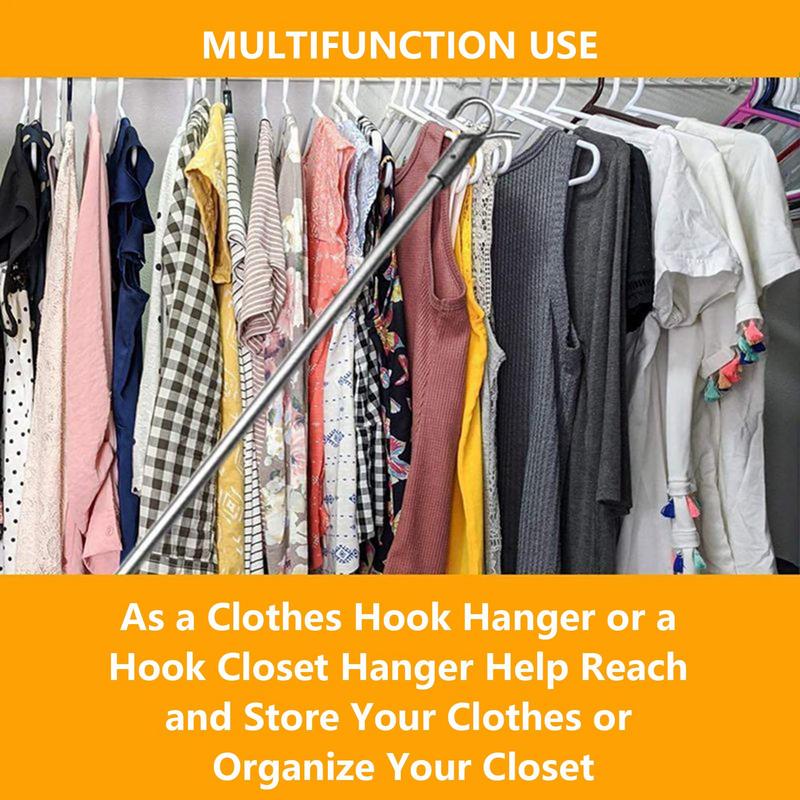 Window Opener Pole Window Pole Opener And Loft Ladder Pole With Hook Telescopic Adjustable Wand Drapery Tool For Loft Hatch